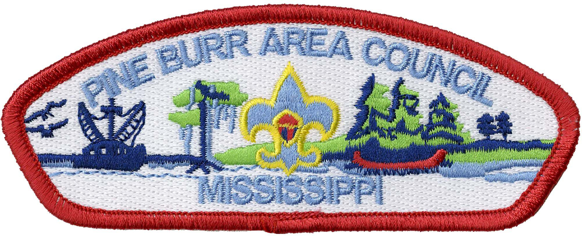Pine Burr Area Council Shoulder Patch 1 Pine Burr Area Council Shoulder Patch