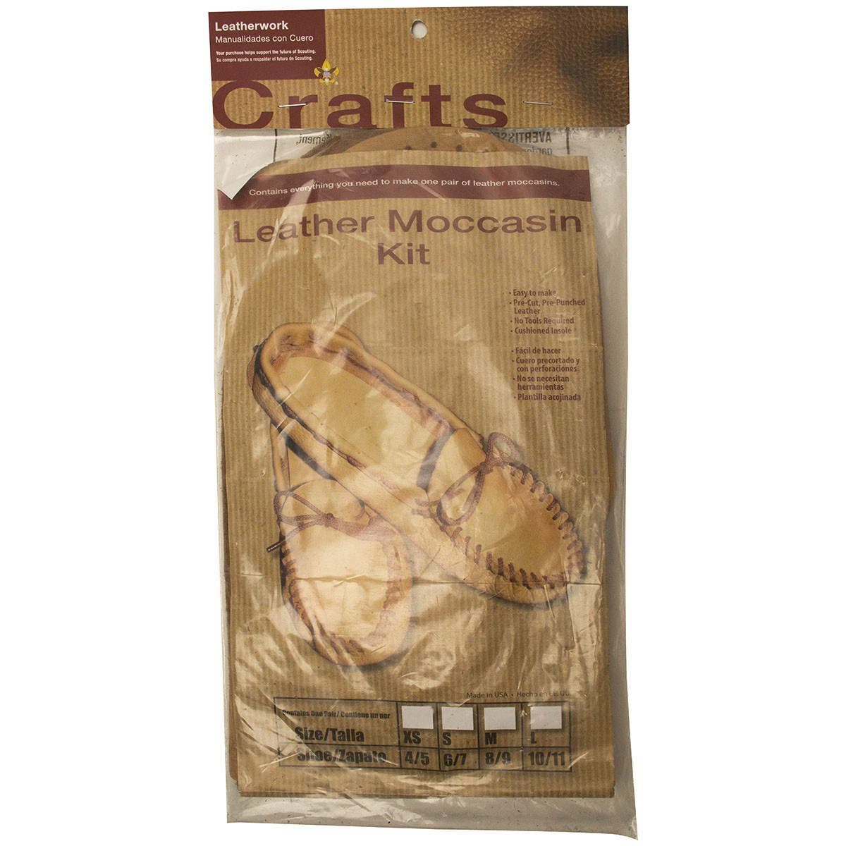 Moccasin Leather Craft Kit