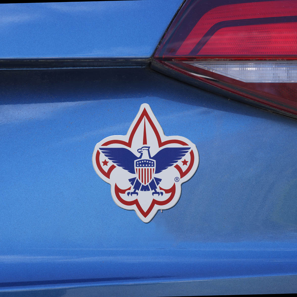 Scouting America Fleur De Lis Car Magnet