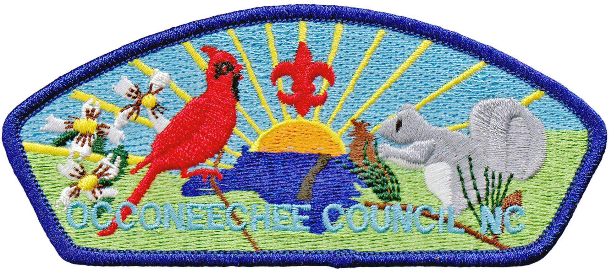 Occoneechee Council Shoulder Patch 1 Occoneechee Council Shoulder Patch