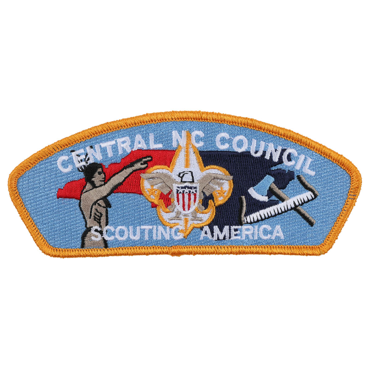 Central North Carolina Council Shoulder Patch 1 Central North Carolina Council Shoulder Patch