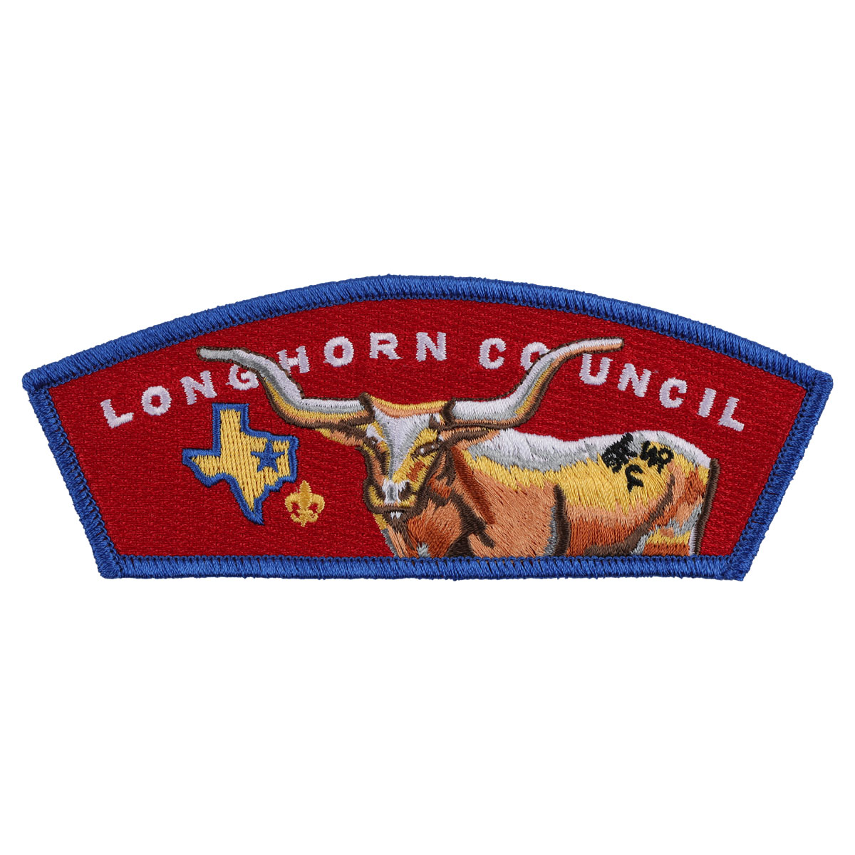 Longhorn Council Shoulder Patch 1 Longhorn Council Shoulder Patch