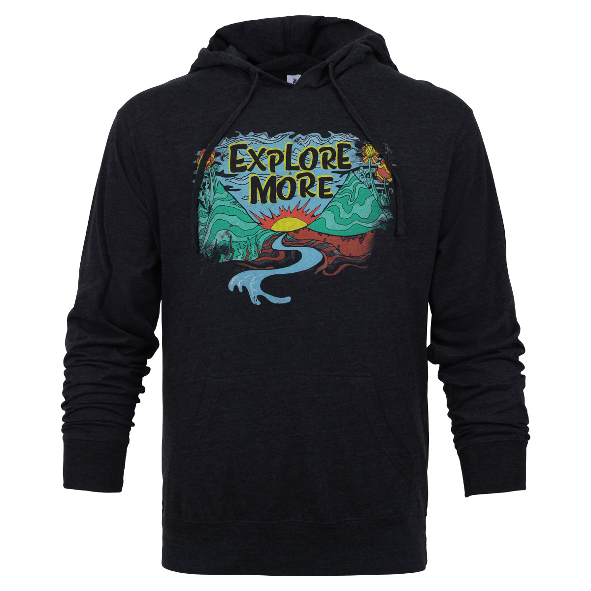 Explore More Hoodie, Charcoal