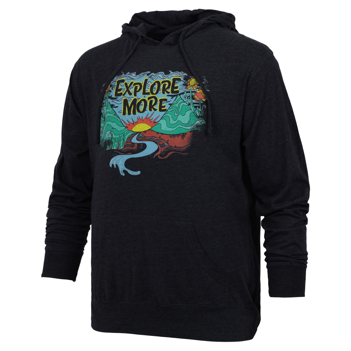 Explore More Hoodie, Charcoal