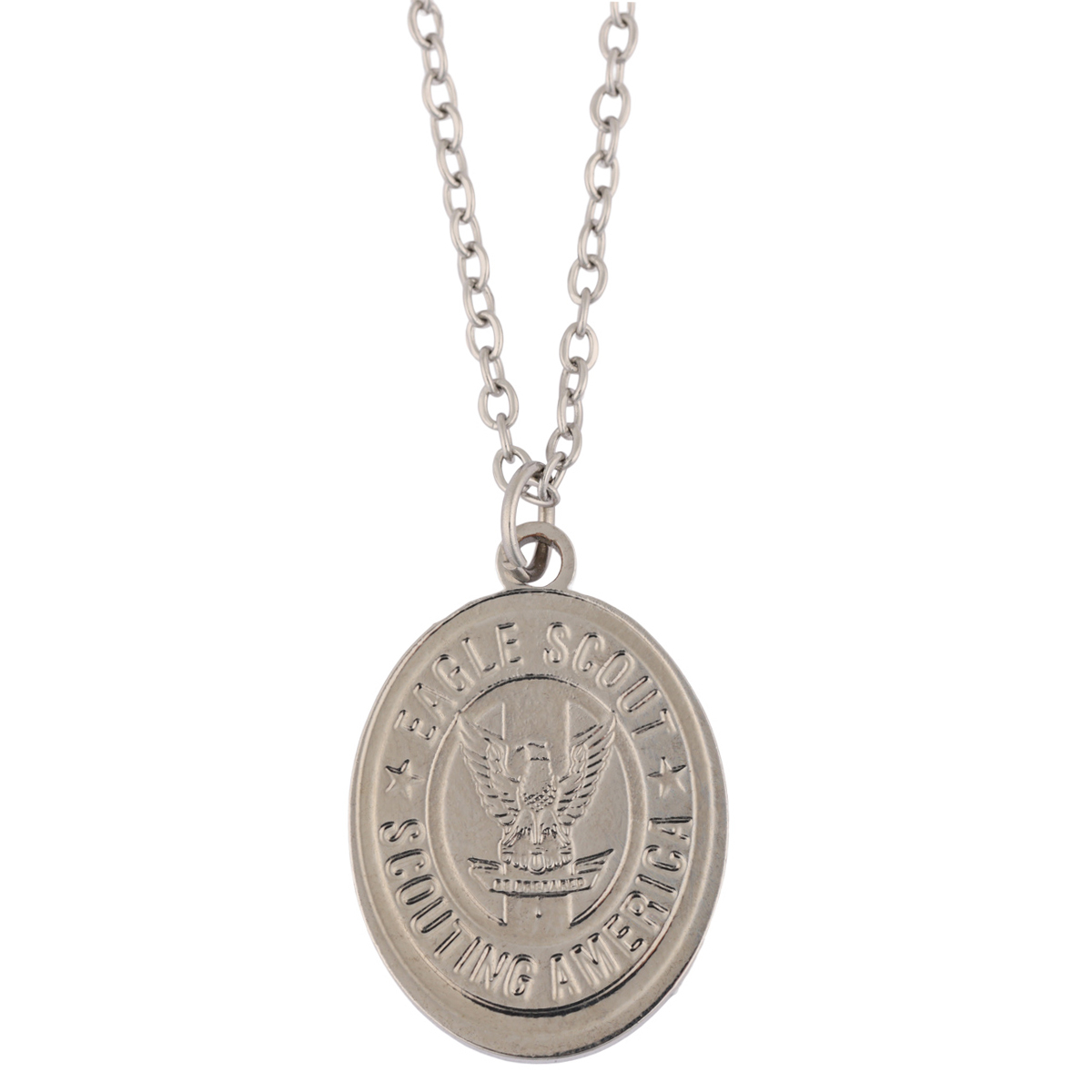 Eagle Scout Oval Necklace