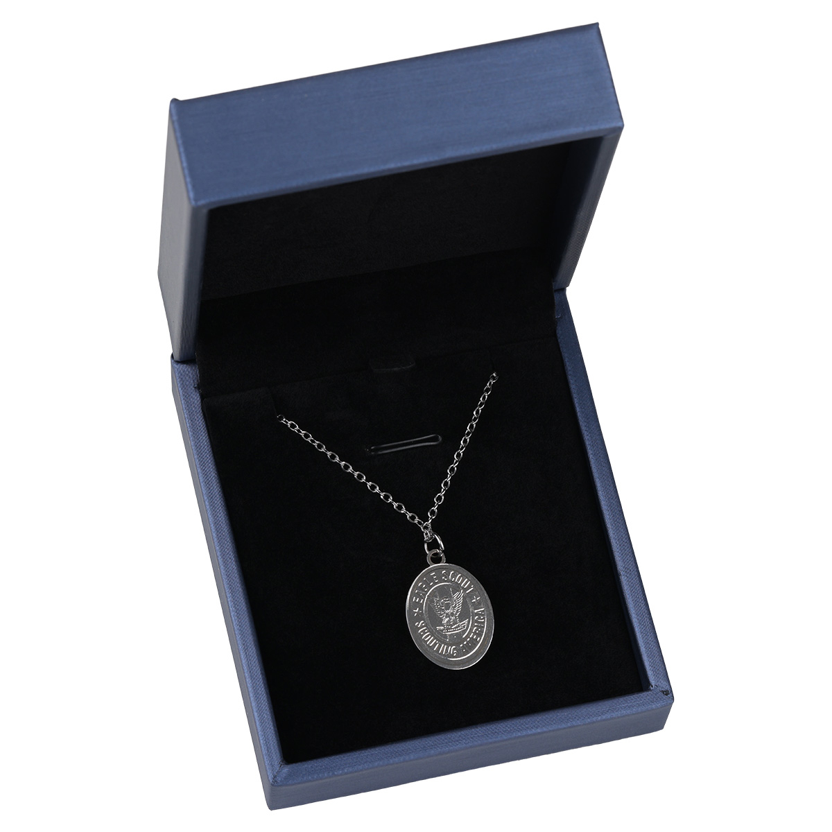 Eagle Scout Oval Necklace
