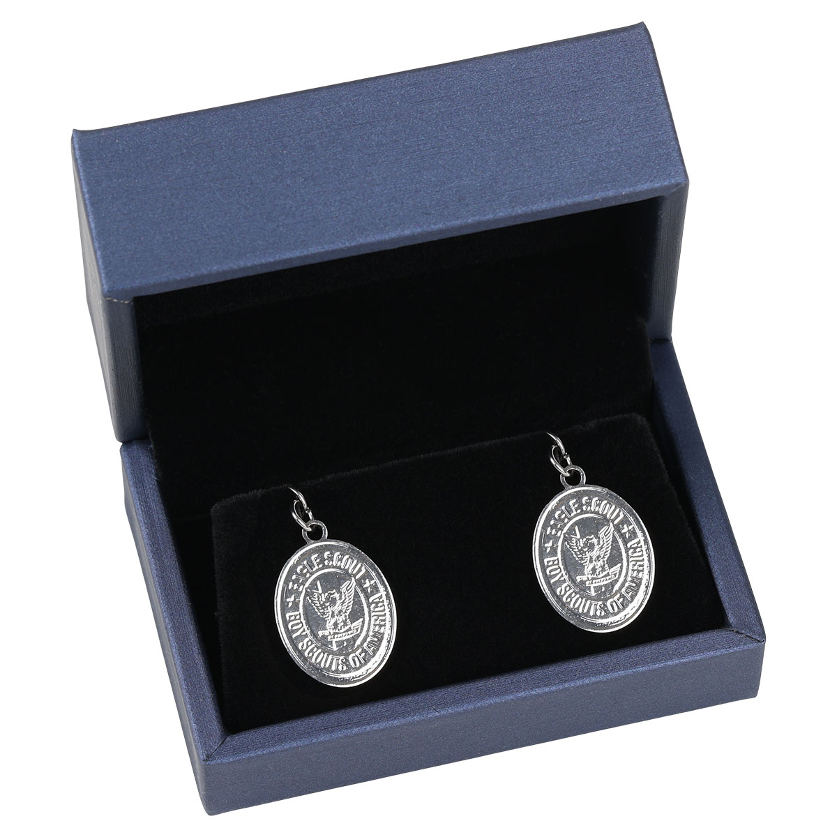 Eagle Scout Oval Earrings