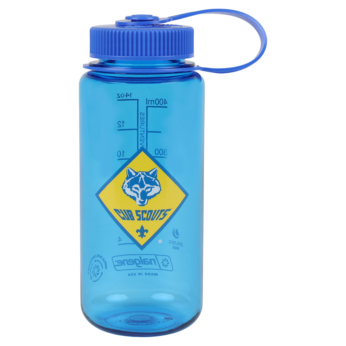 Nalgene Cub Scout Wide Mouth Sustain Water Bottle, 16 oz