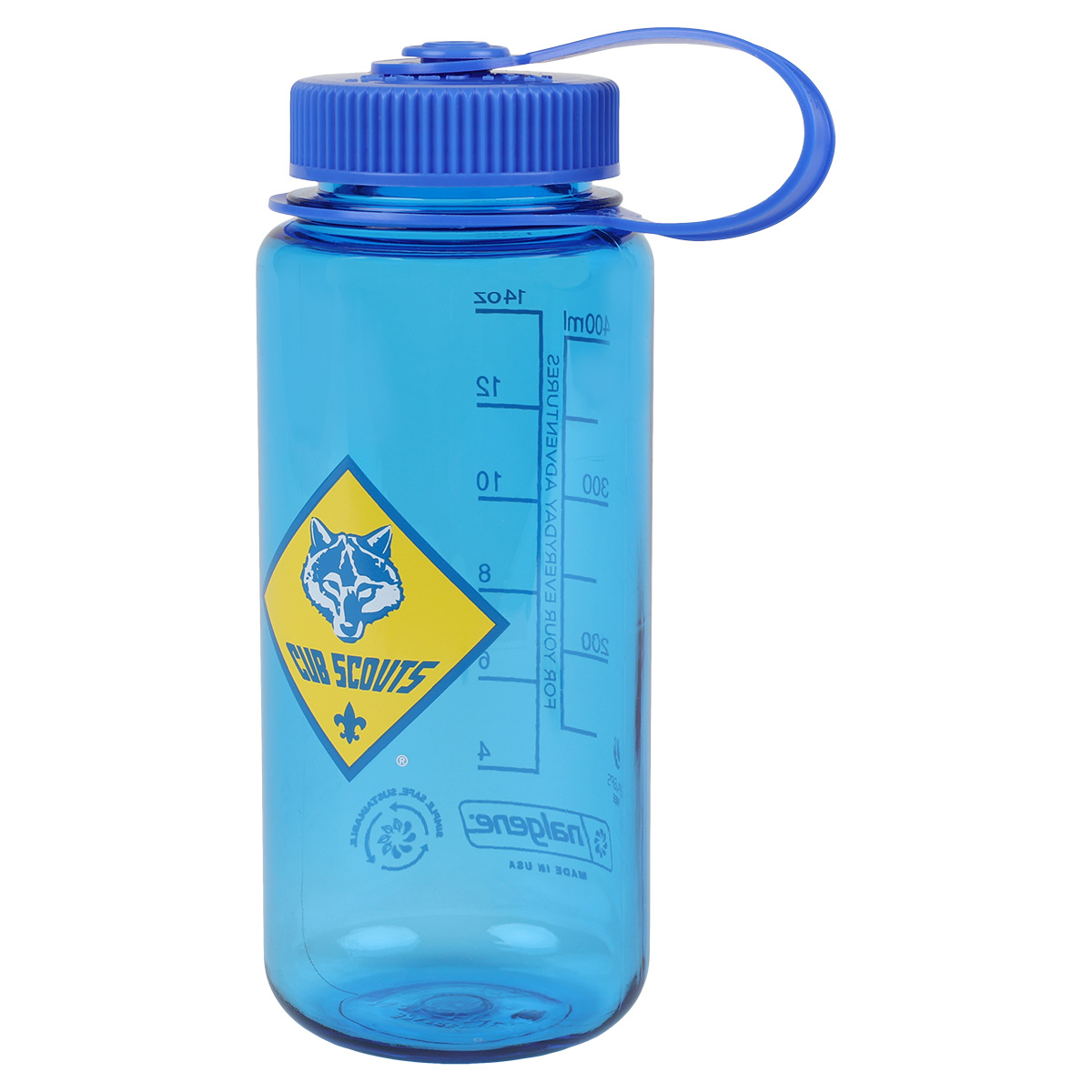 Nalgene Cub Scout Wide Mouth Sustain Water Bottle, 16 oz