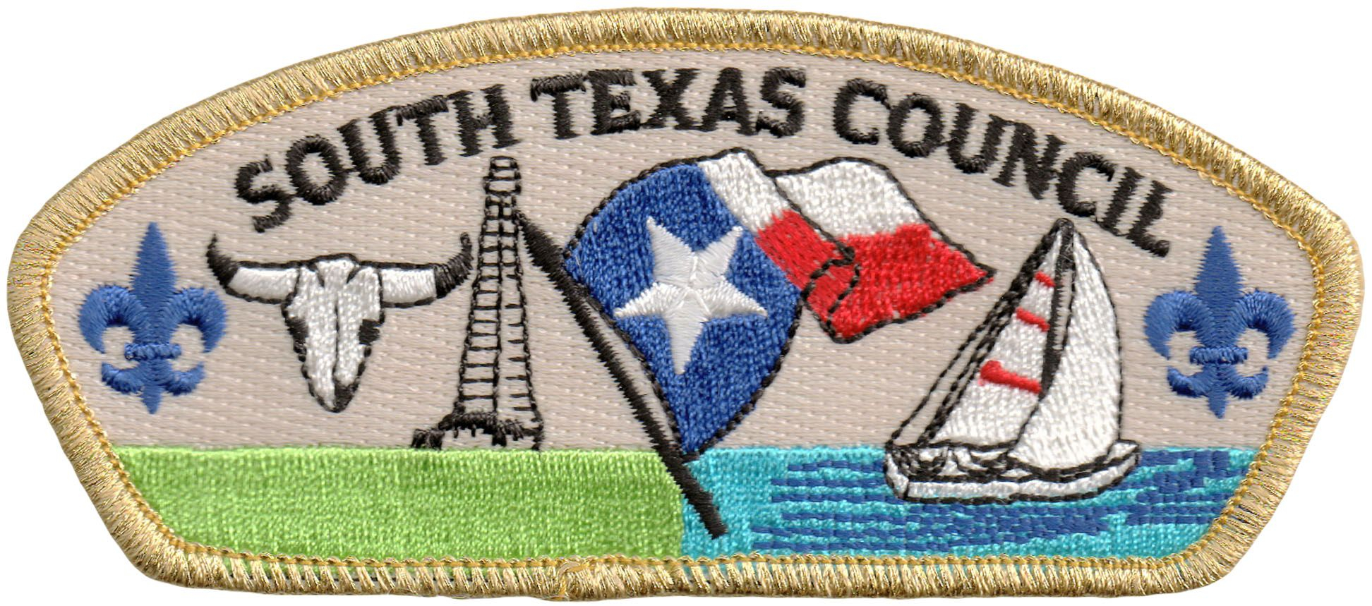 South Texas Council Shoulder Patch 1 South Texas Council Shoulder Patch