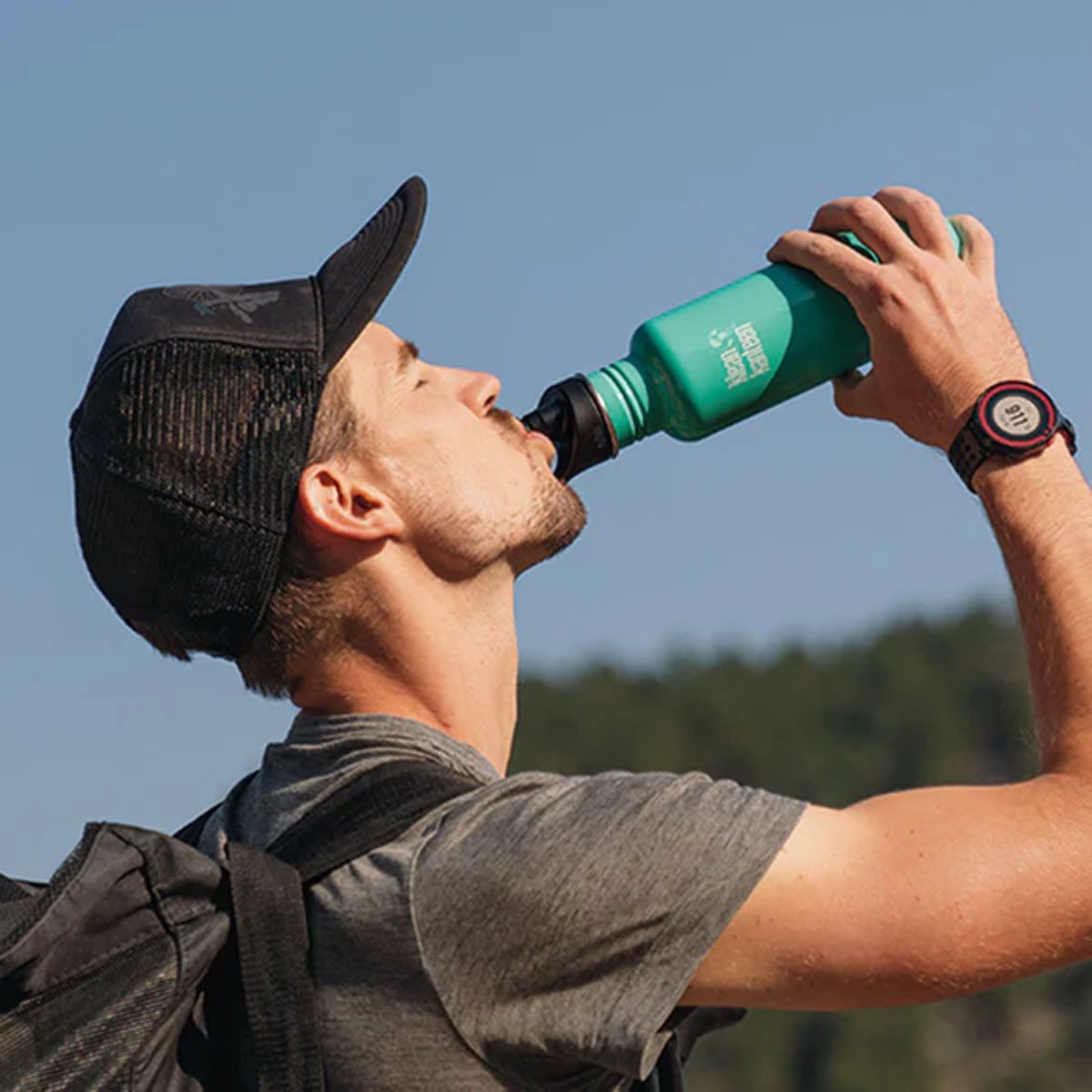 Klean Kanteen Drinking Sports Cap - Black, Green 5 Klean Kanteen Drinking Sports Cap - Black, Green