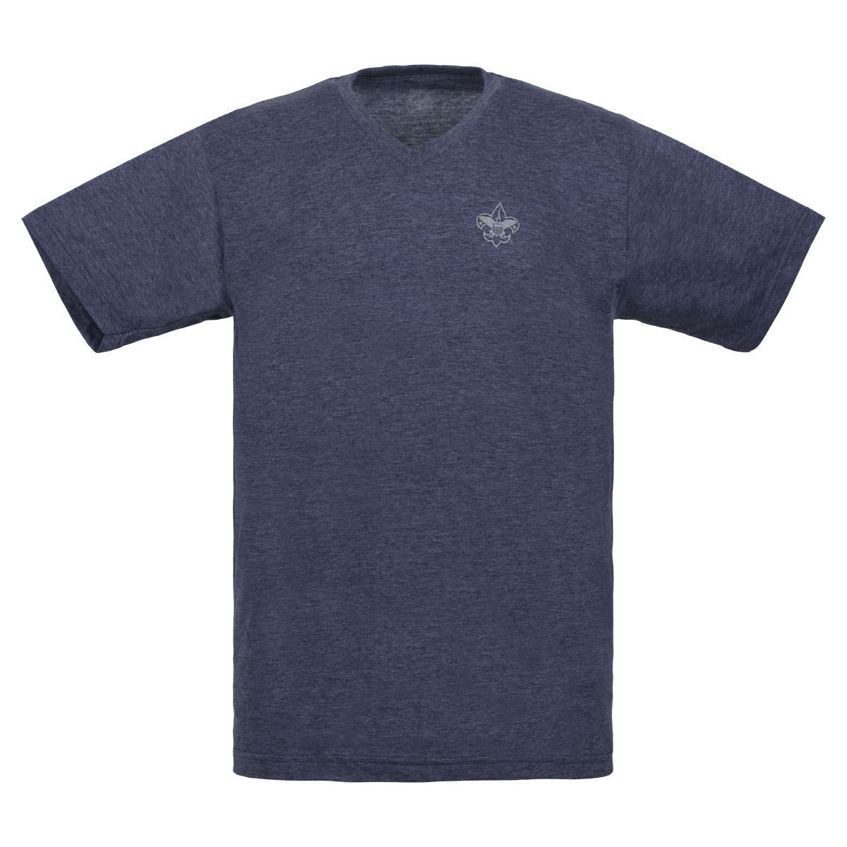 BSA Staple V-neck Tee, Heather Navy S-3XL | Scouting America 7 BSA Staple V-neck Tee, Heather Navy S-3XL | Scouting America