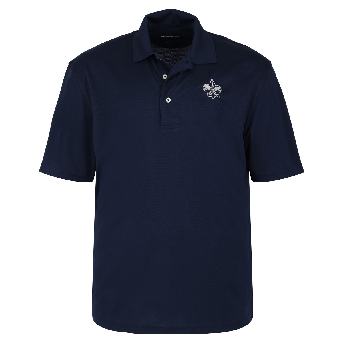 Scouting America Fleur De Lis Staple Polo, Navy - Adult S-3XL 7 Scouting America Fleur De Lis Staple Polo, Navy - Adult S-3XL