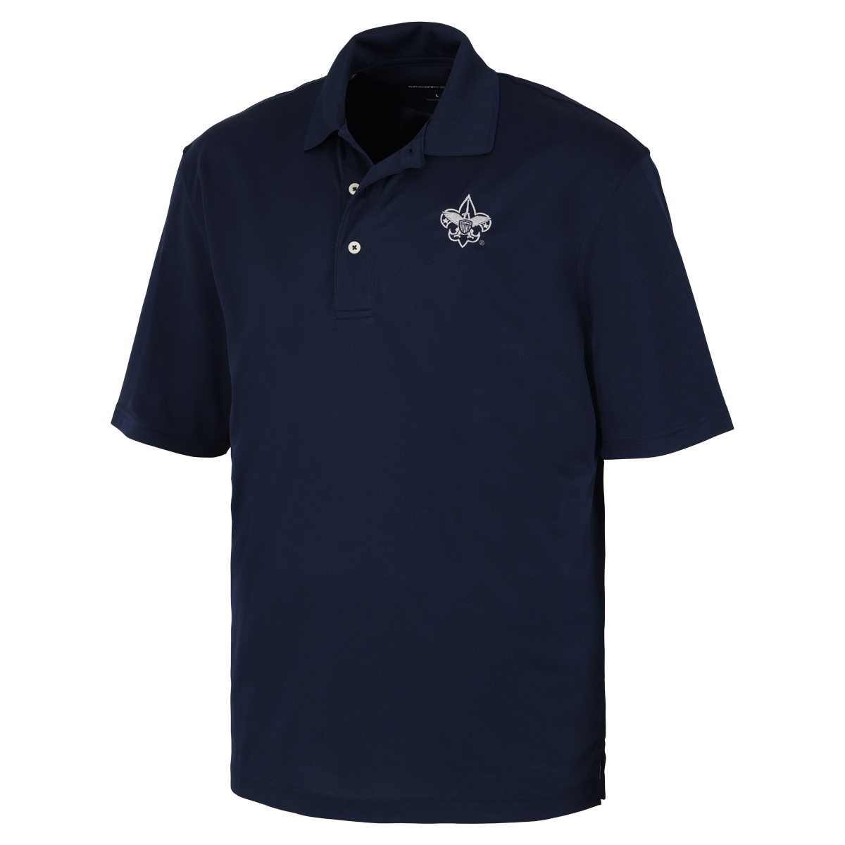 Scouting America Fleur De Lis Staple Polo, Navy - Adult S-3XL 8 Scouting America Fleur De Lis Staple Polo, Navy - Adult S-3XL