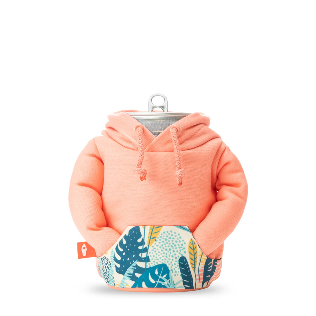 Puffin Drinkware Can Insulator-The Hoodie, Apricot/Beige 1 Puffin Drinkware Can Insulator-The Hoodie, Apricot/Beige