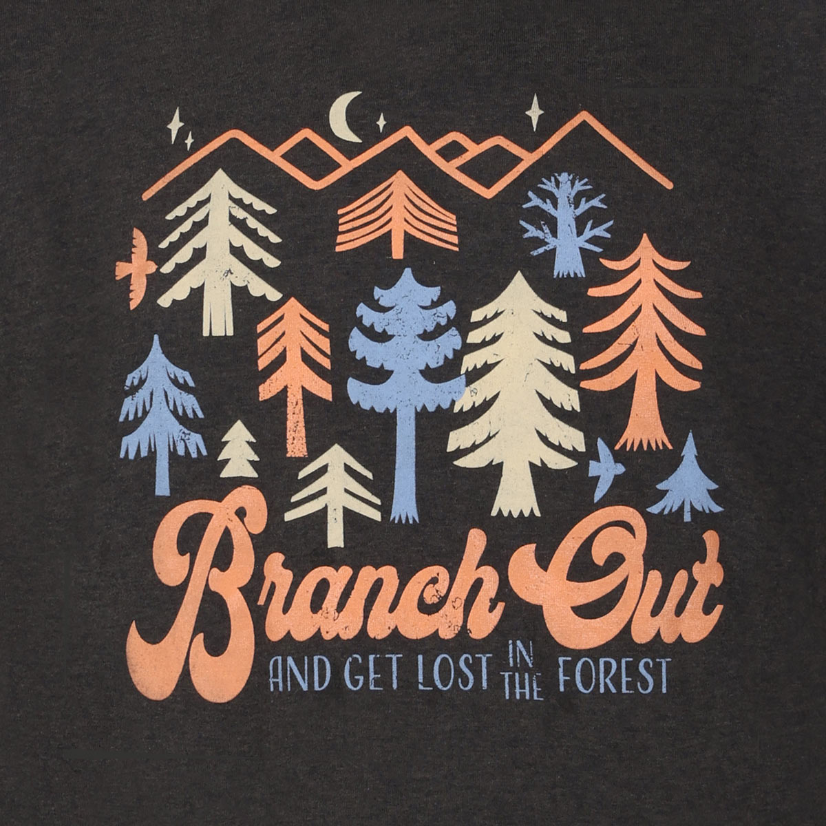 Branch Out Tee, Heather Graphite - Adult S-2XL 5 Branch Out Tee, Heather Graphite - Adult S-2XL