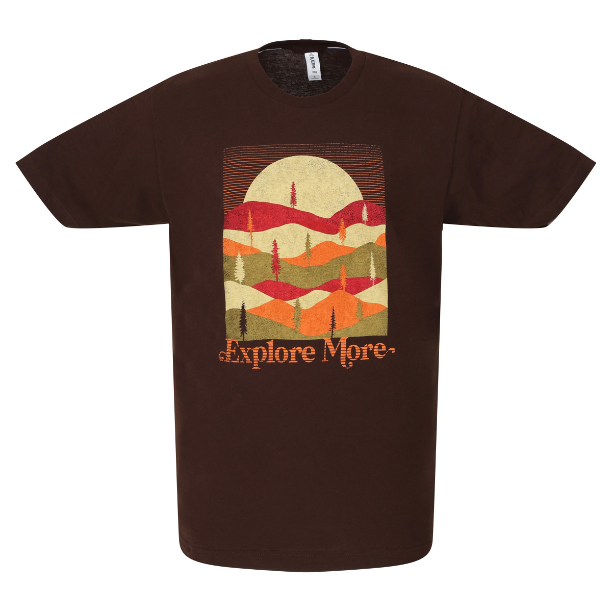 Rodrick Tee, Brown-Adult S-2XL
