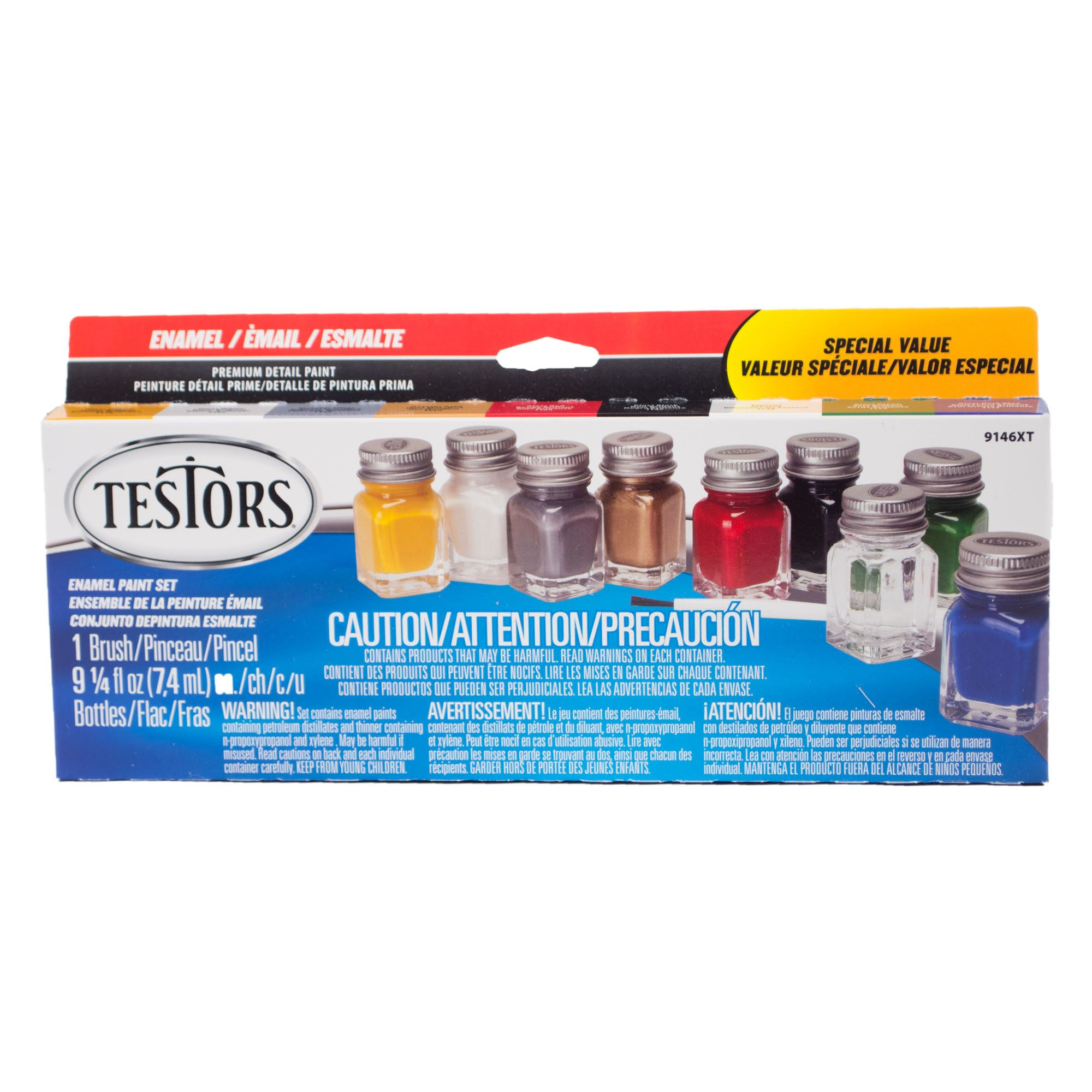 TESTORS Enamel Paint Set 3 TESTORS Enamel Paint Set