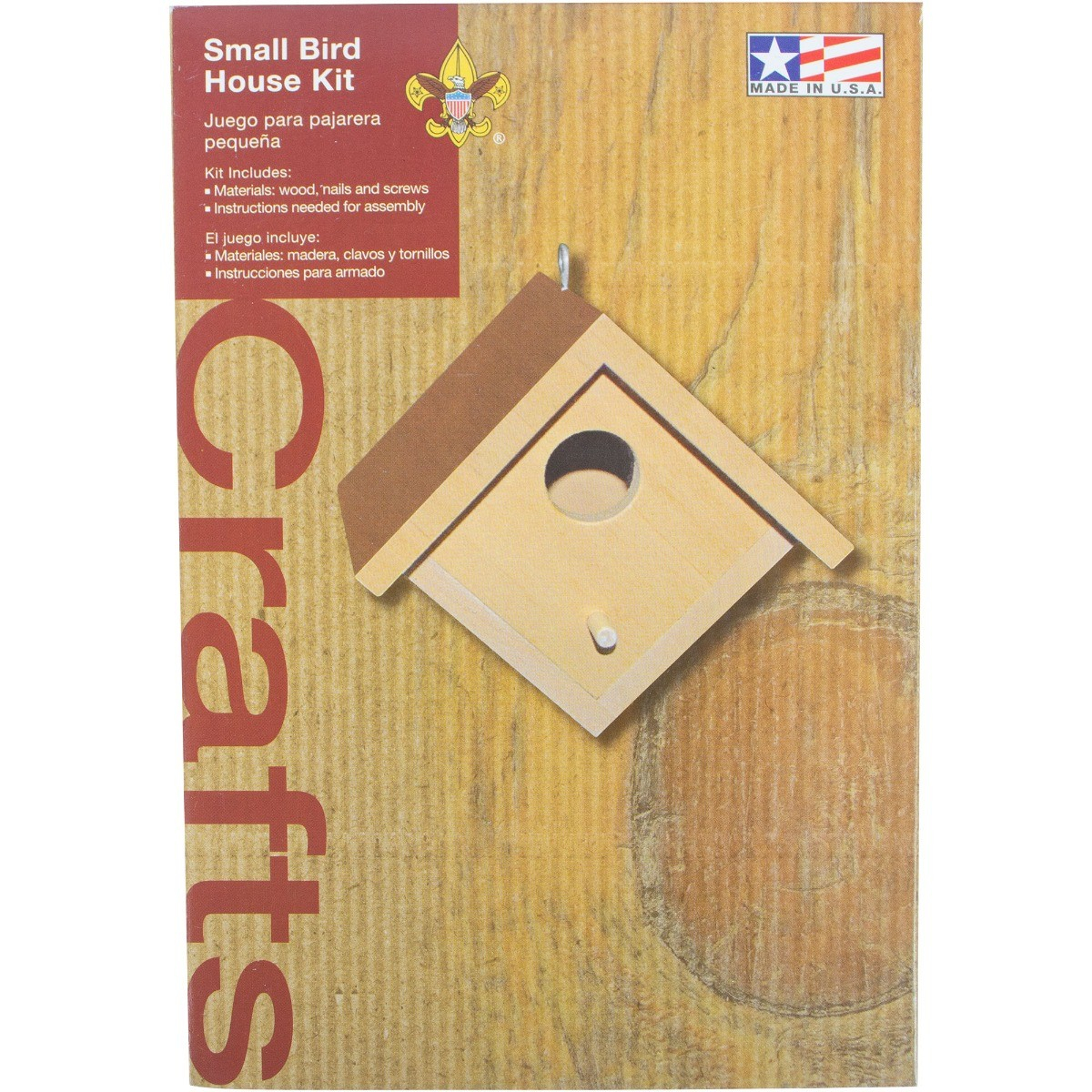 Birdhouse Woodworking Craft Kit, Small