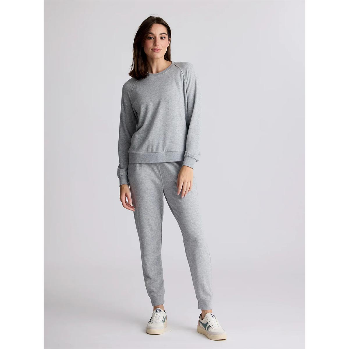 Free Fly Bamboo Lightweight Fleece Crew, Heather Gray - Women's XS-2XL