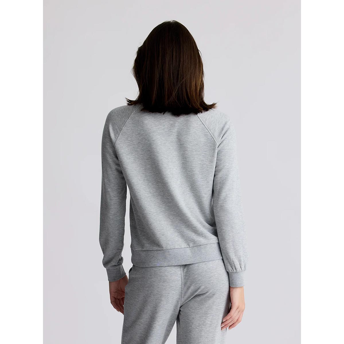 Free Fly Bamboo Lightweight Fleece Crew, Heather Gray - Women's XS-2XL