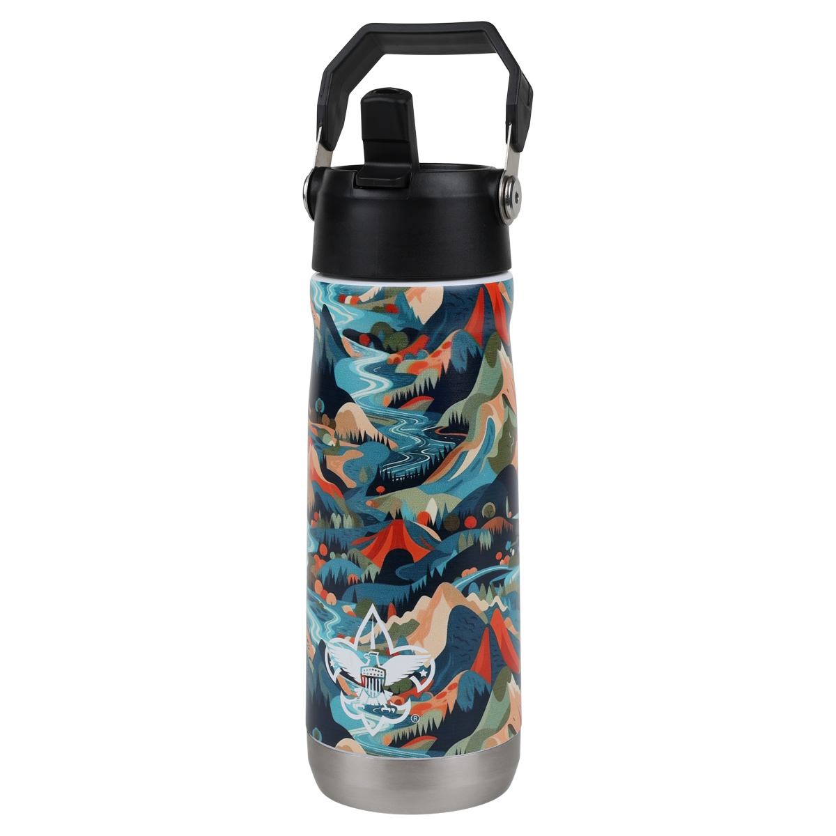 Scouts BSA Nature Tumbler 22 oz, Stainless Steel 1 Scouts BSA Nature Tumbler 22 oz, Stainless Steel