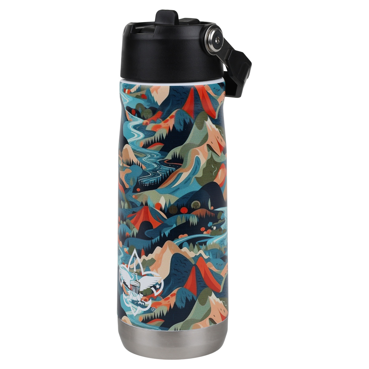 Scouts BSA Nature Tumbler 22 oz, Stainless Steel 3 Scouts BSA Nature Tumbler 22 oz, Stainless Steel