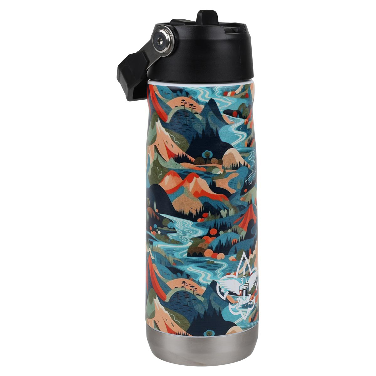 Scouts BSA Nature Tumbler 22 oz, Stainless Steel 5 Scouts BSA Nature Tumbler 22 oz, Stainless Steel