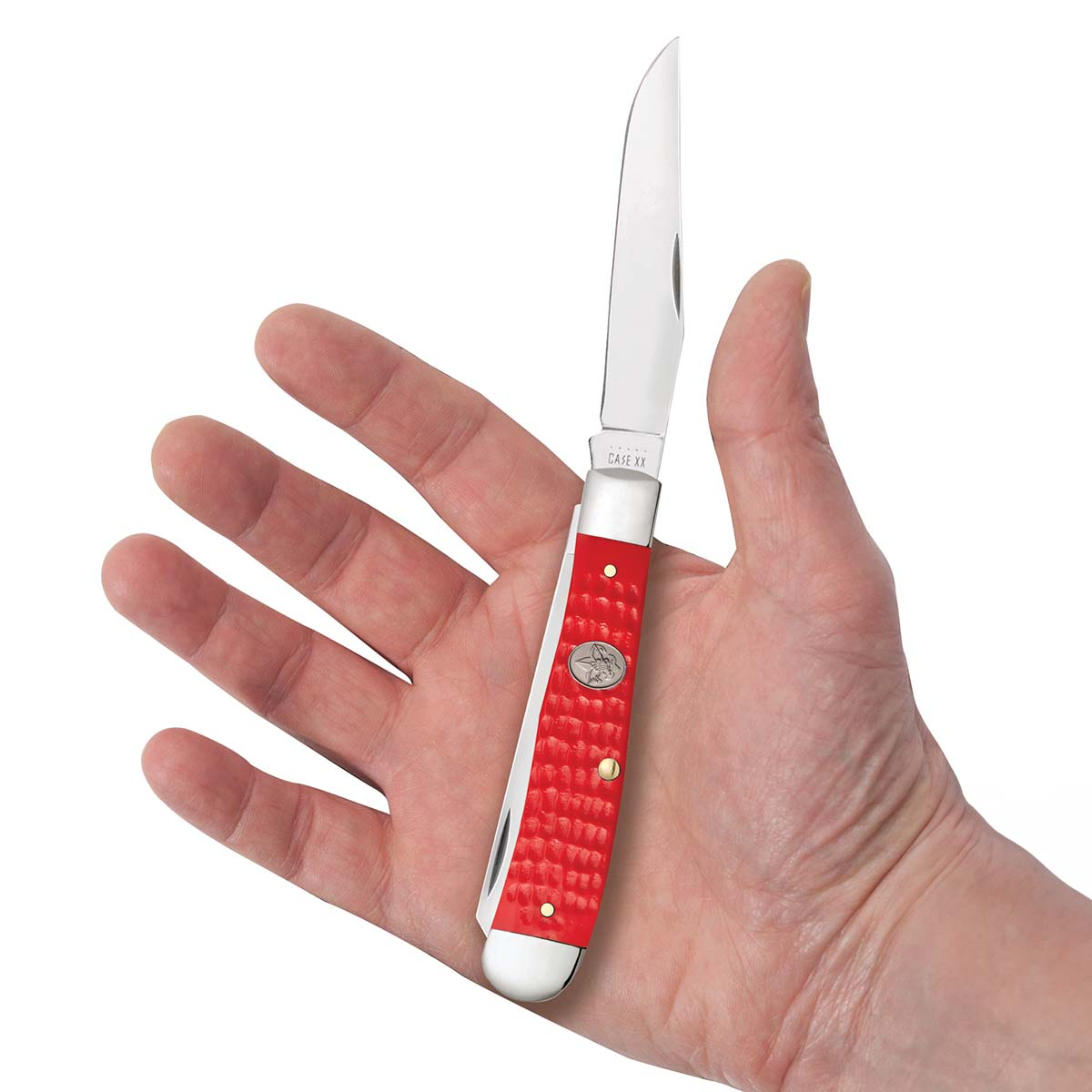 Scouts BSA Case Red Synthetic Standard Jig        Trapper, 3.24'' Blade
