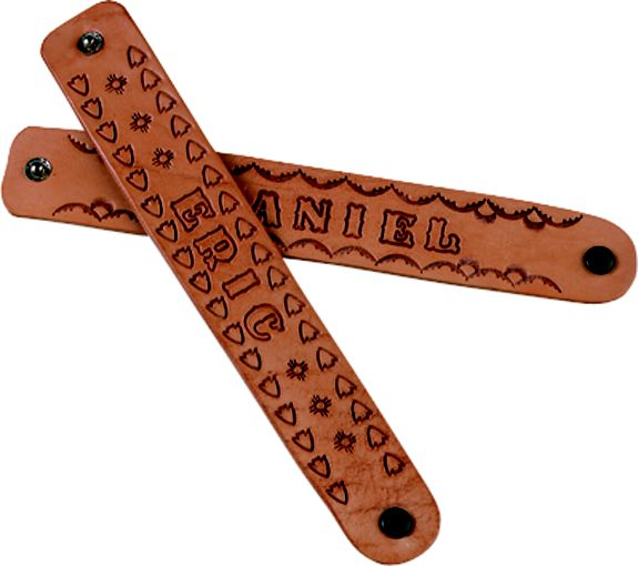 Wristbands with Snaps Leather Craft Kit, 8pk