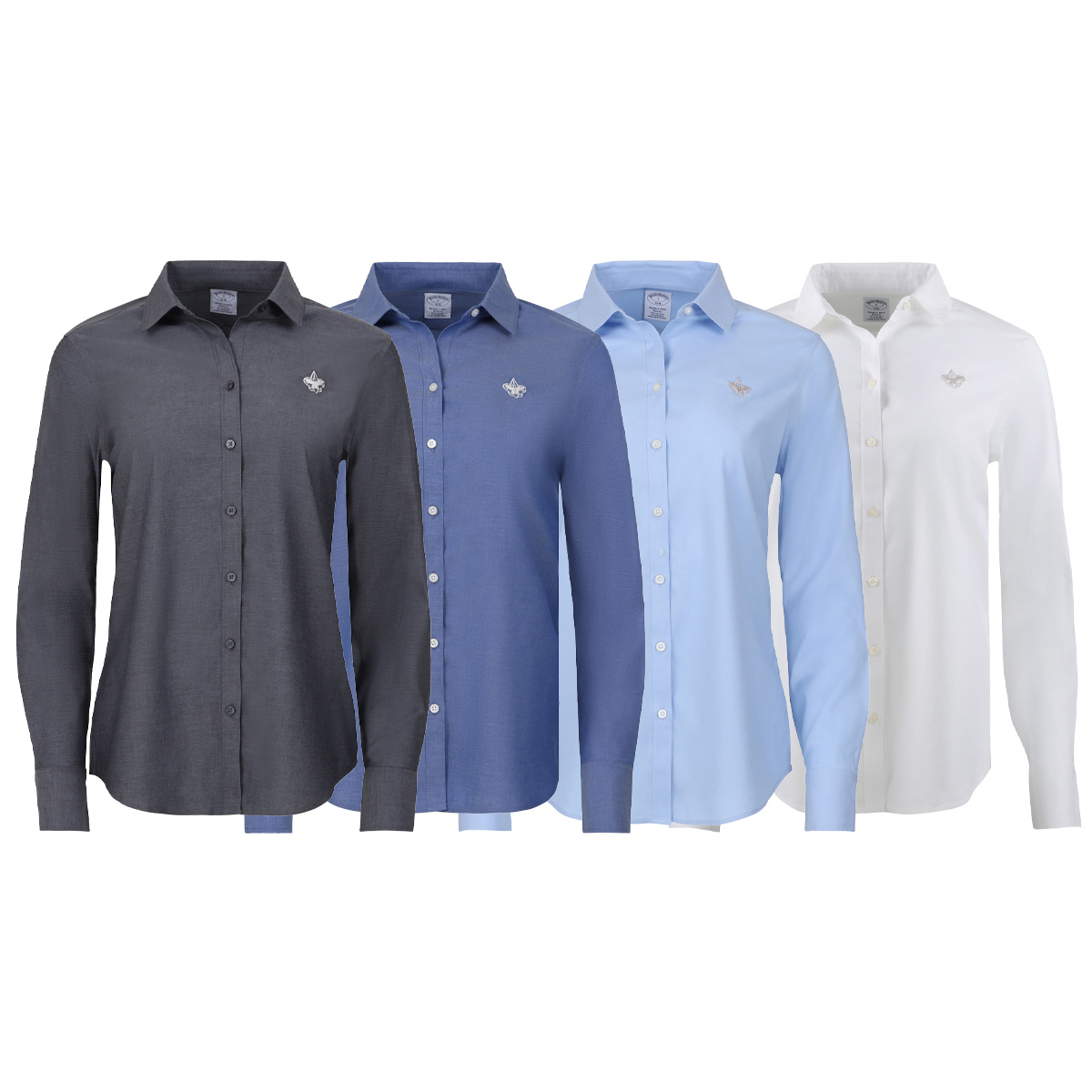 Scouting America Executive Pinpoint Dress Shirt - Women's, S-4XL 1 Scouting America Executive Pinpoint Dress Shirt - Women's, S-4XL