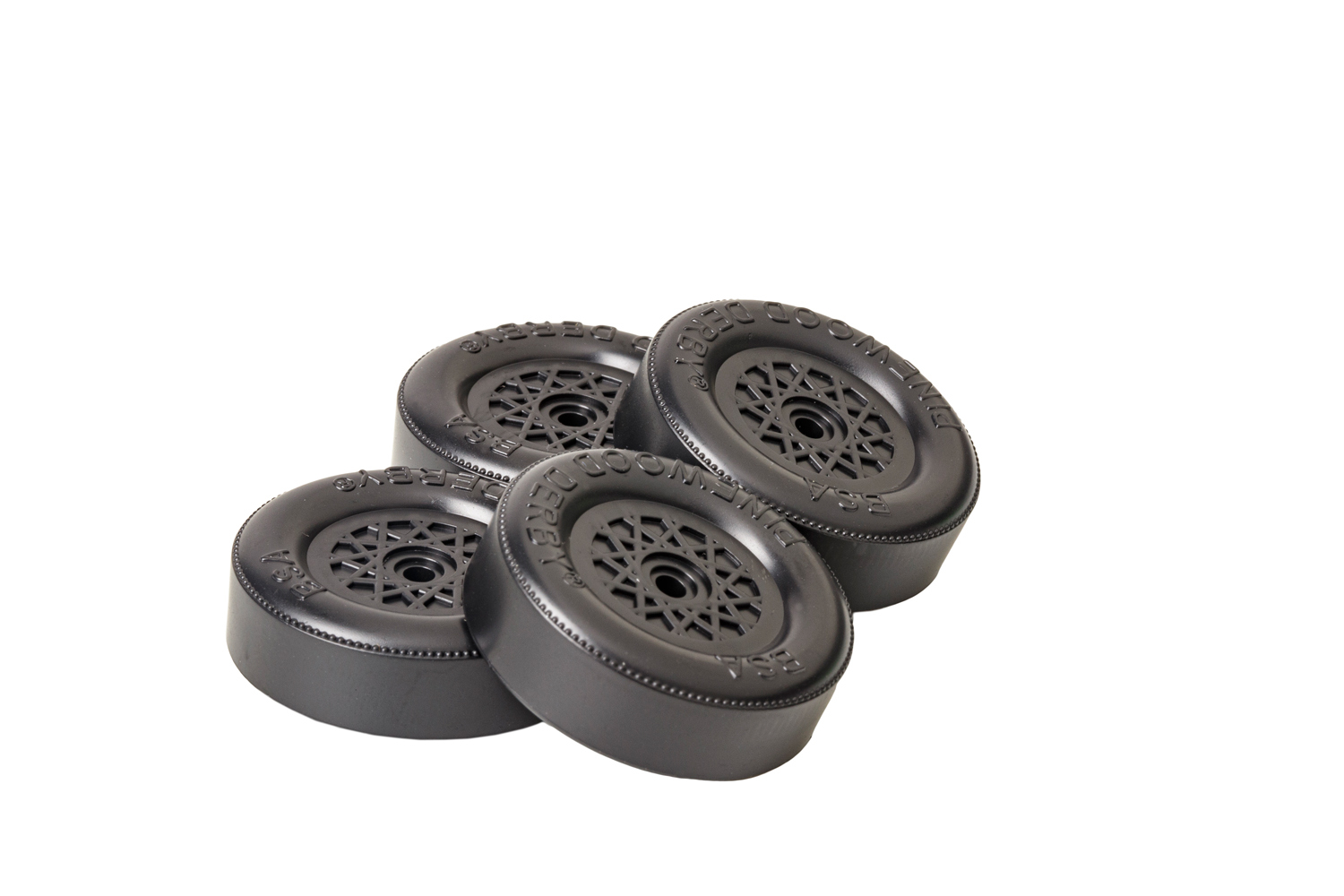 Pinewood Derby Black Wheels and Axles