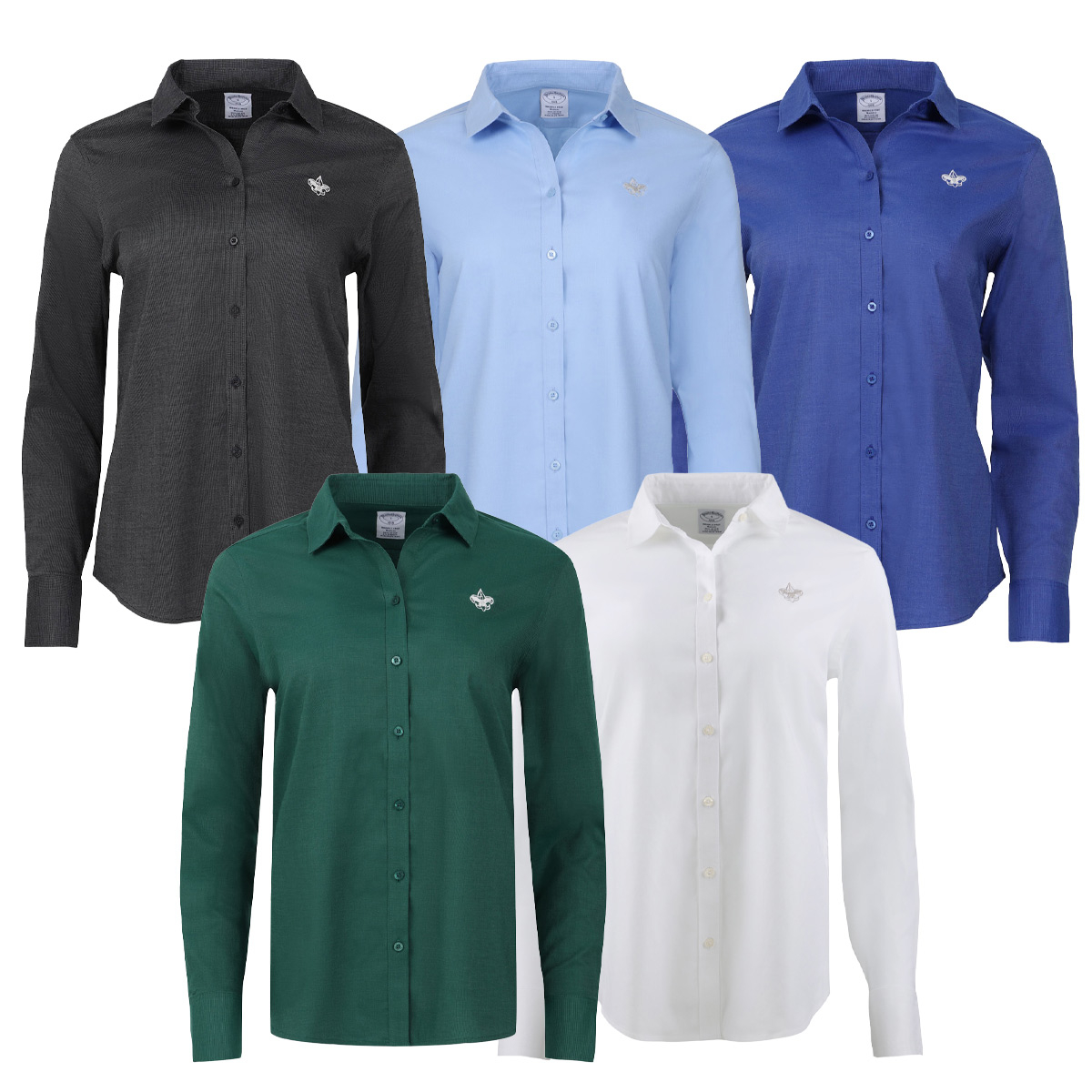 Scouting America Executive Nailhead Dress Shirt - Women's S-4XL 1 Scouting America Executive Nailhead Dress Shirt - Women's S-4XL