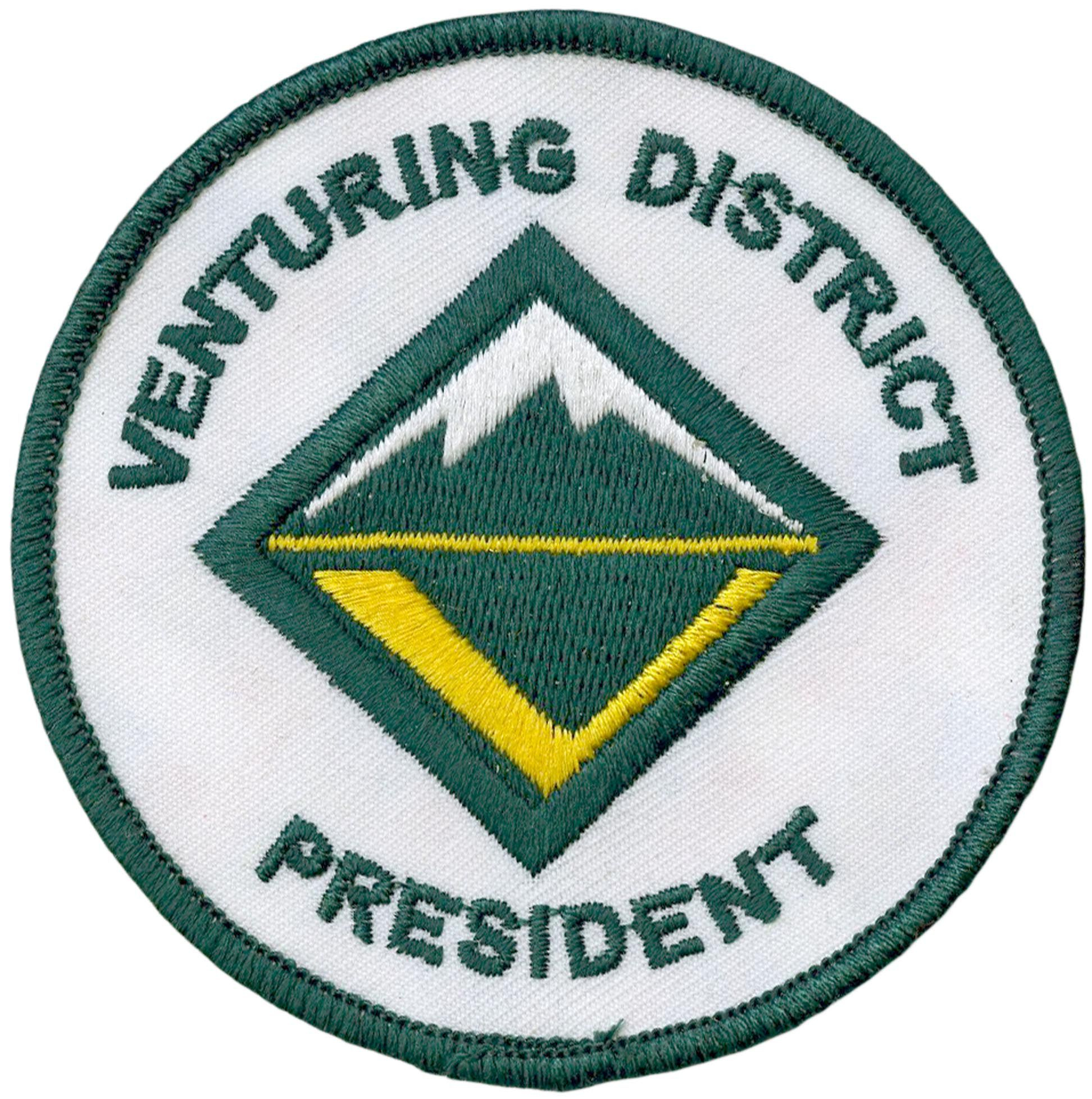 Venturing District President Emblem 1 Venturing District President Emblem