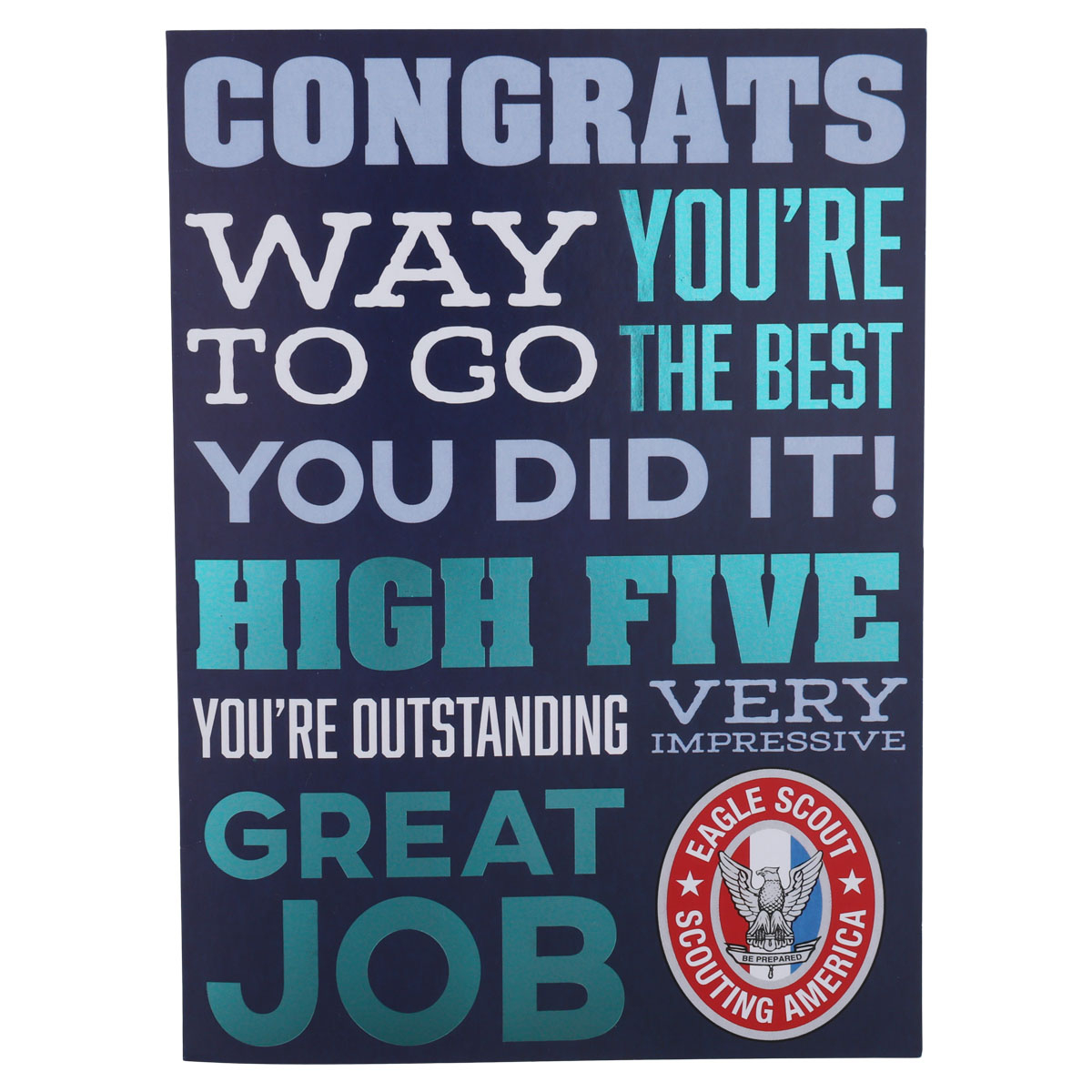 Eagle Scout Way To Go Card