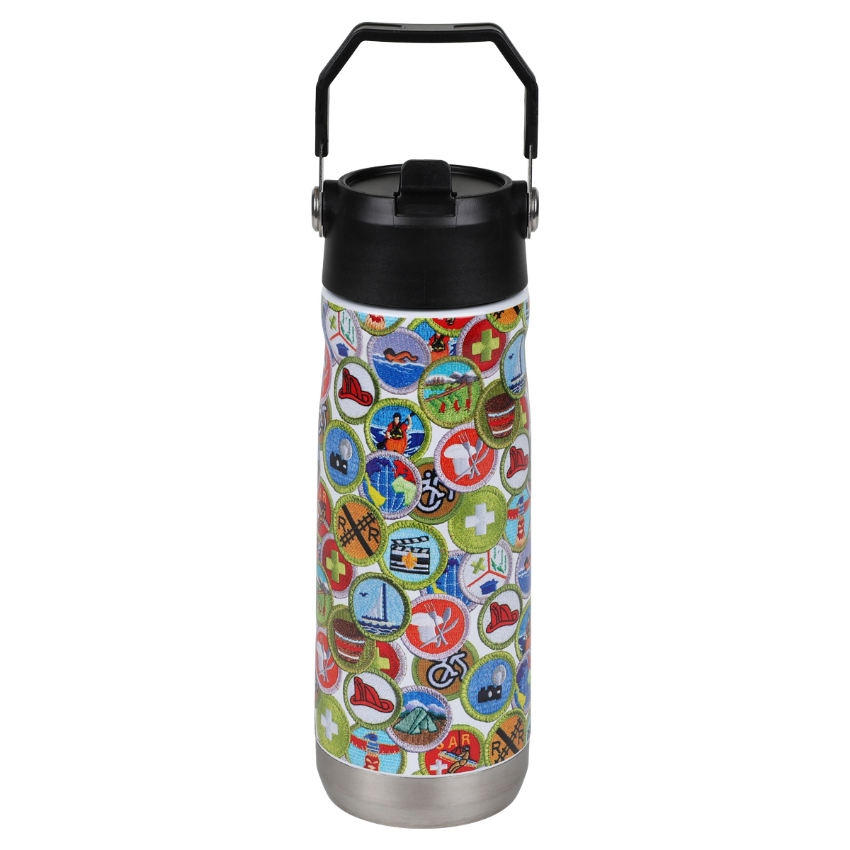 Scouts BSA Merit Badges Tumbler 22oz, Stainless Steel 1 Scouts BSA Merit Badges Tumbler 22oz, Stainless Steel