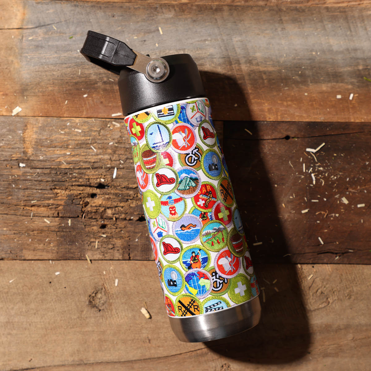 Scouts BSA Merit Badges Tumbler 22oz, Stainless Steel 10 Scouts BSA Merit Badges Tumbler 22oz, Stainless Steel