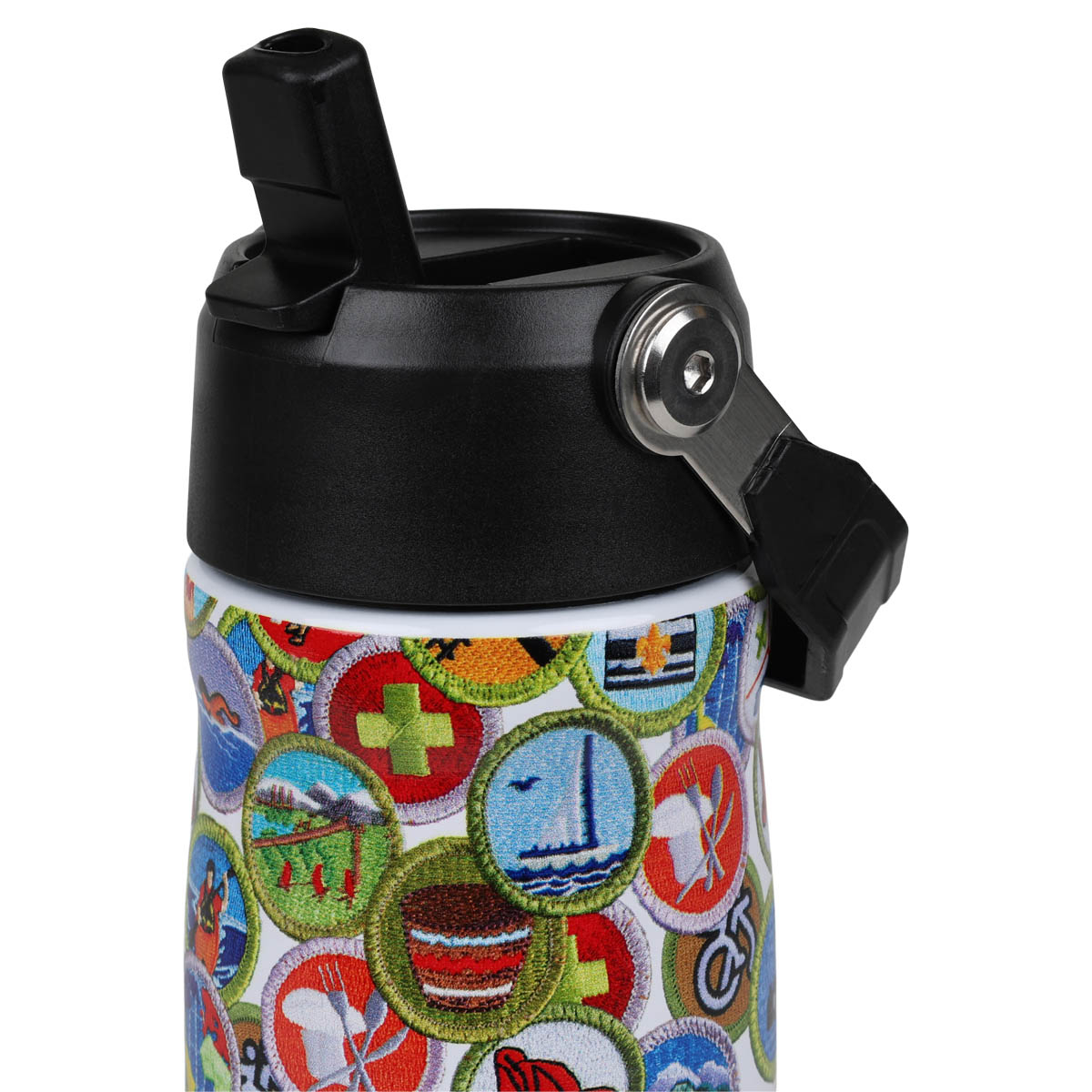 Scouts BSA Merit Badges Tumbler 22oz, Stainless Steel 6 Scouts BSA Merit Badges Tumbler 22oz, Stainless Steel