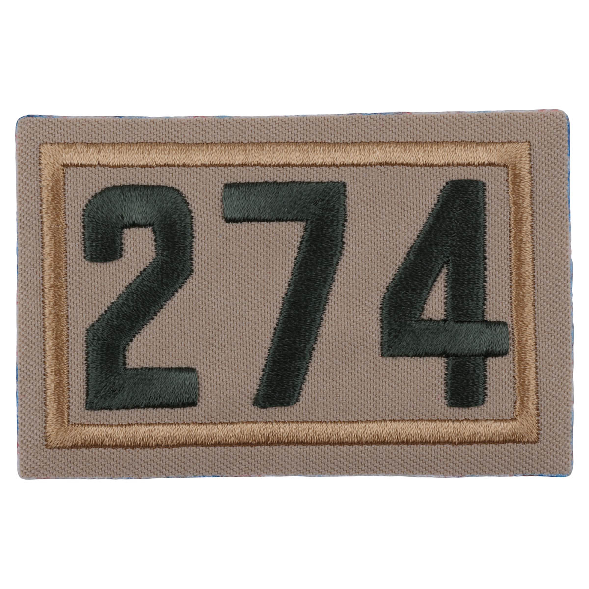 Three-digit Custom Unit Numeral Tan