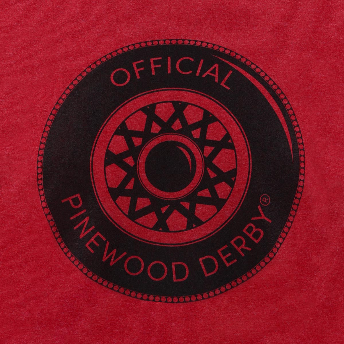 Pinewood Derby Wheel Tee - Adult S-2XL
