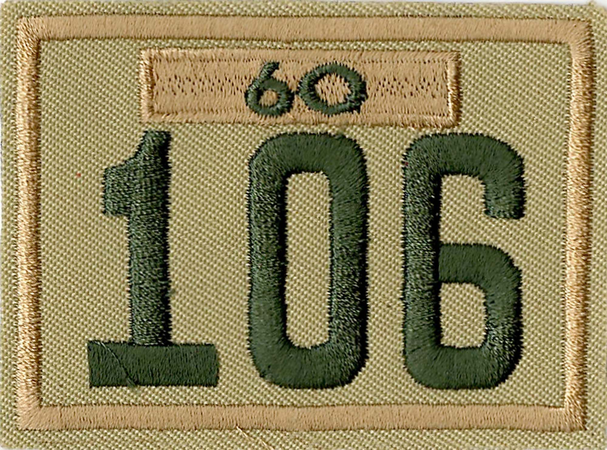 Three-digit Custom Unit Numeral with Veteran Bar