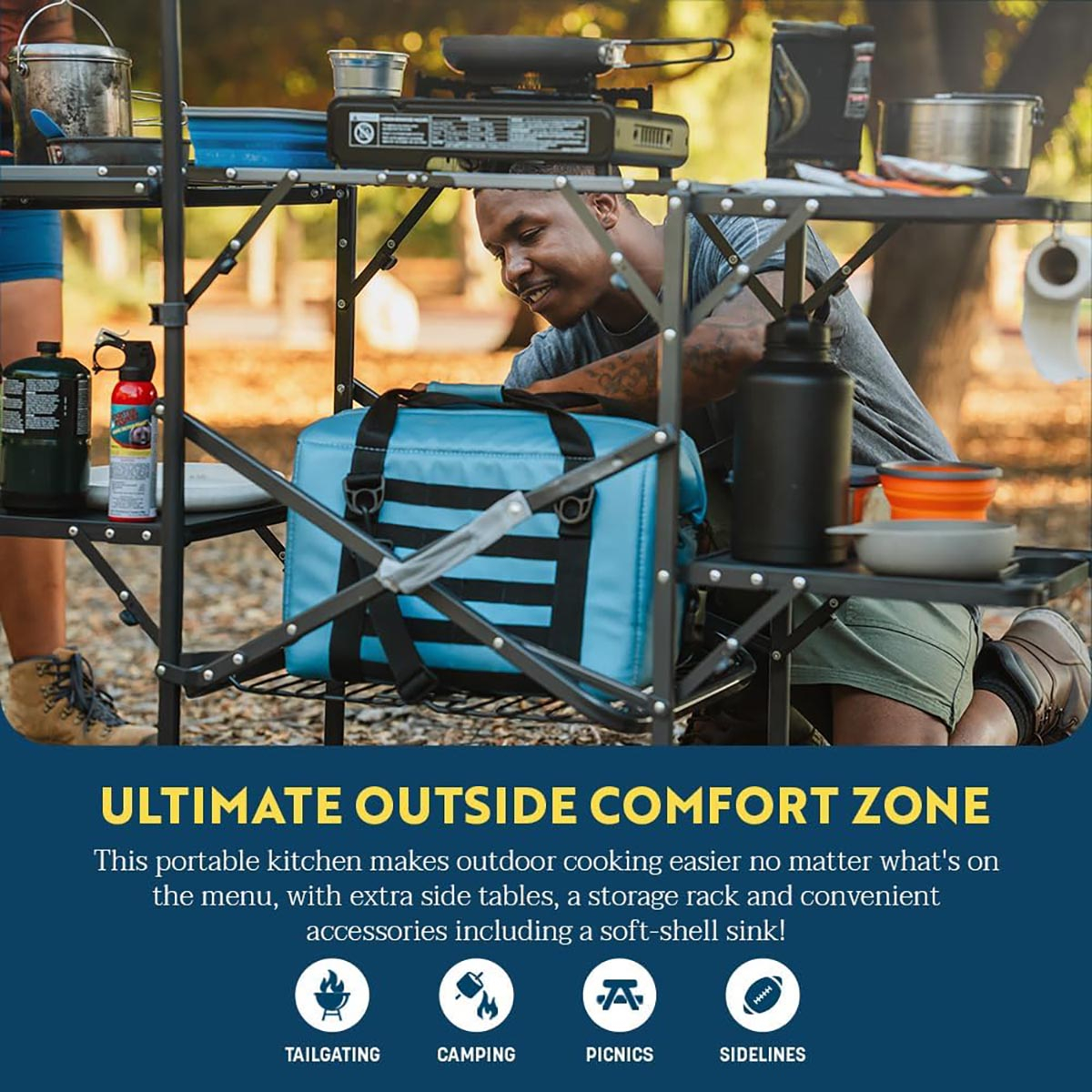 GCI Outdoor Master Cook Station-Folding Camp      Kitchen