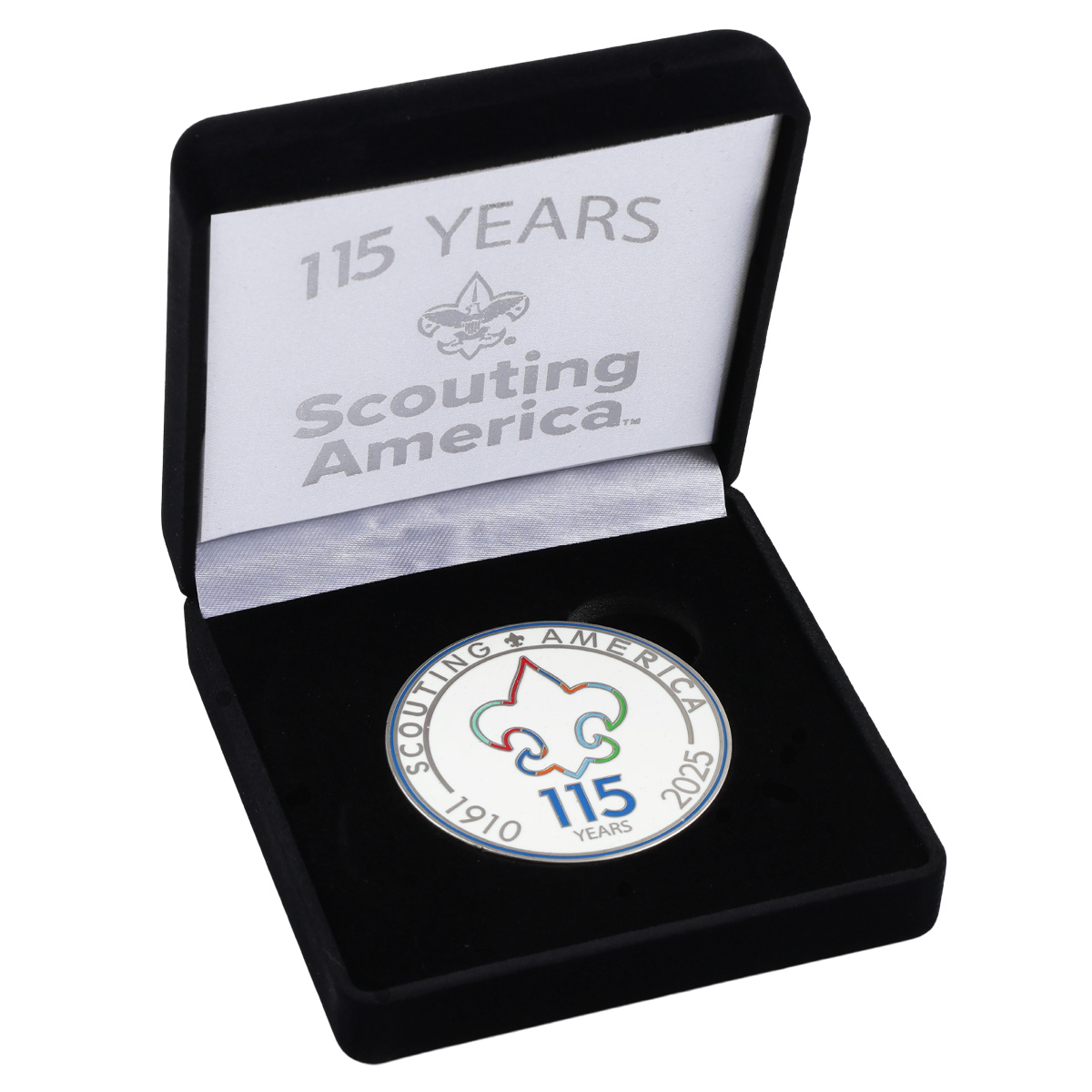 Scouting America 115 Years Brass Collector's Coin