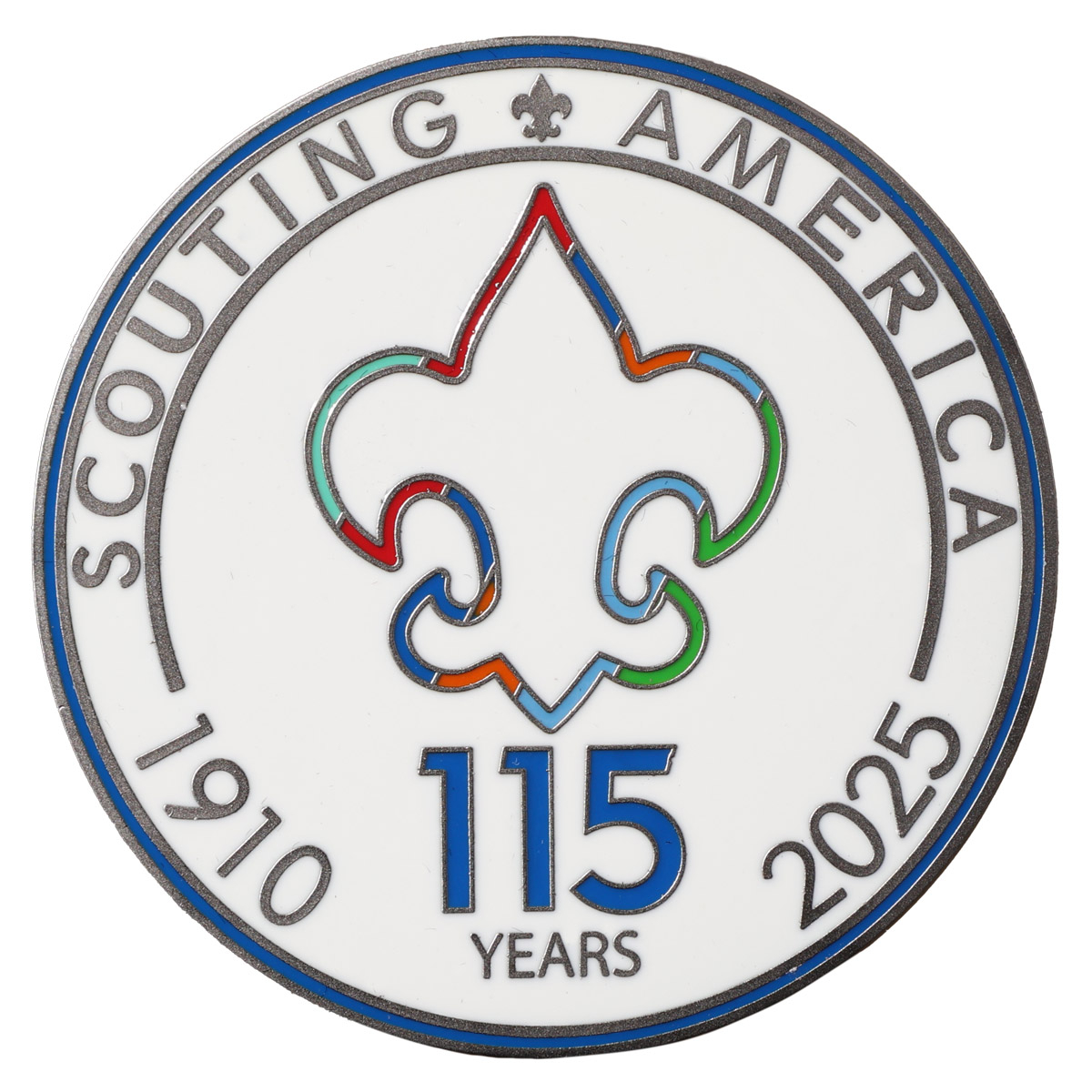 Scouting America 115 Years Brass Collector's Coin