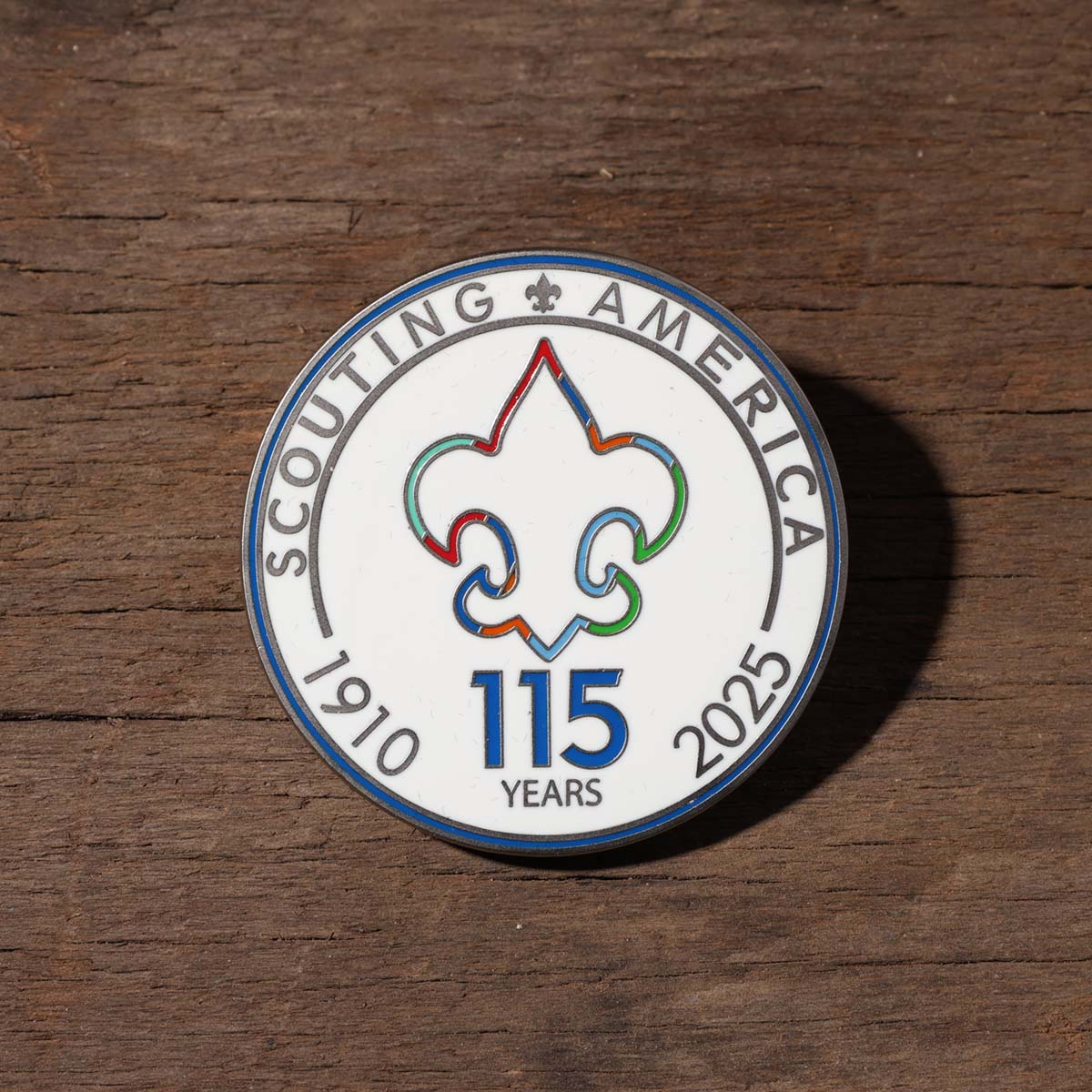 Scouting America 115 Years Brass Collector's Coin