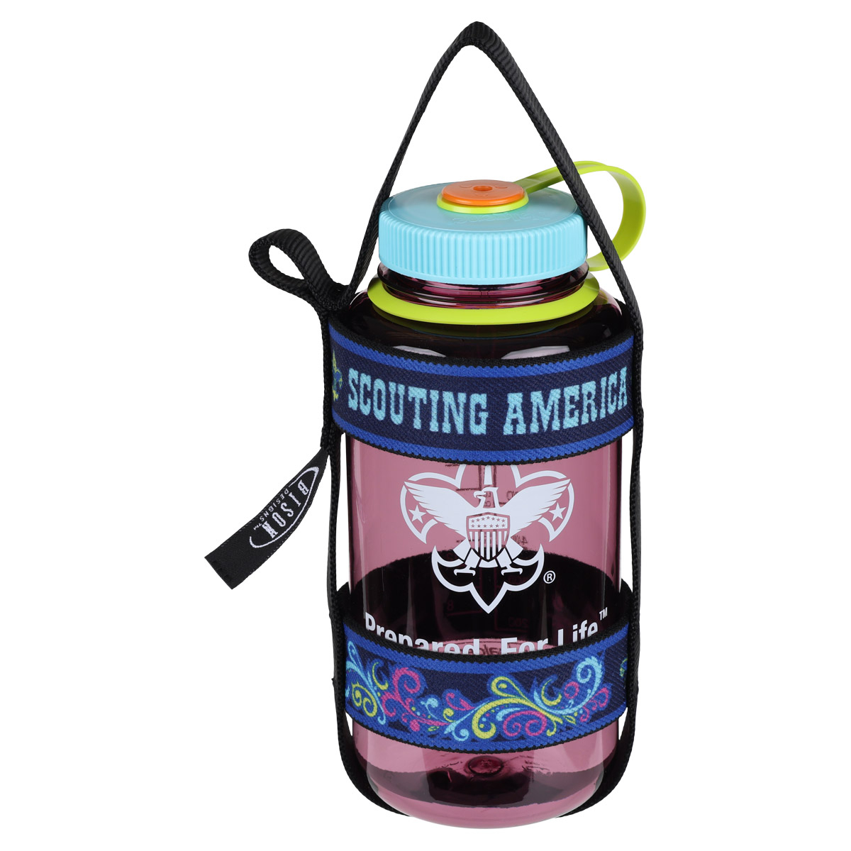 Scouting America Elastic Water Bottle Holder 3 Scouting America Elastic Water Bottle Holder