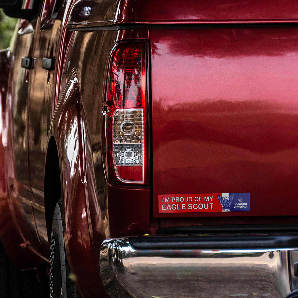 "I'm Proud of My Eagle Scout" Bumper Sticker
