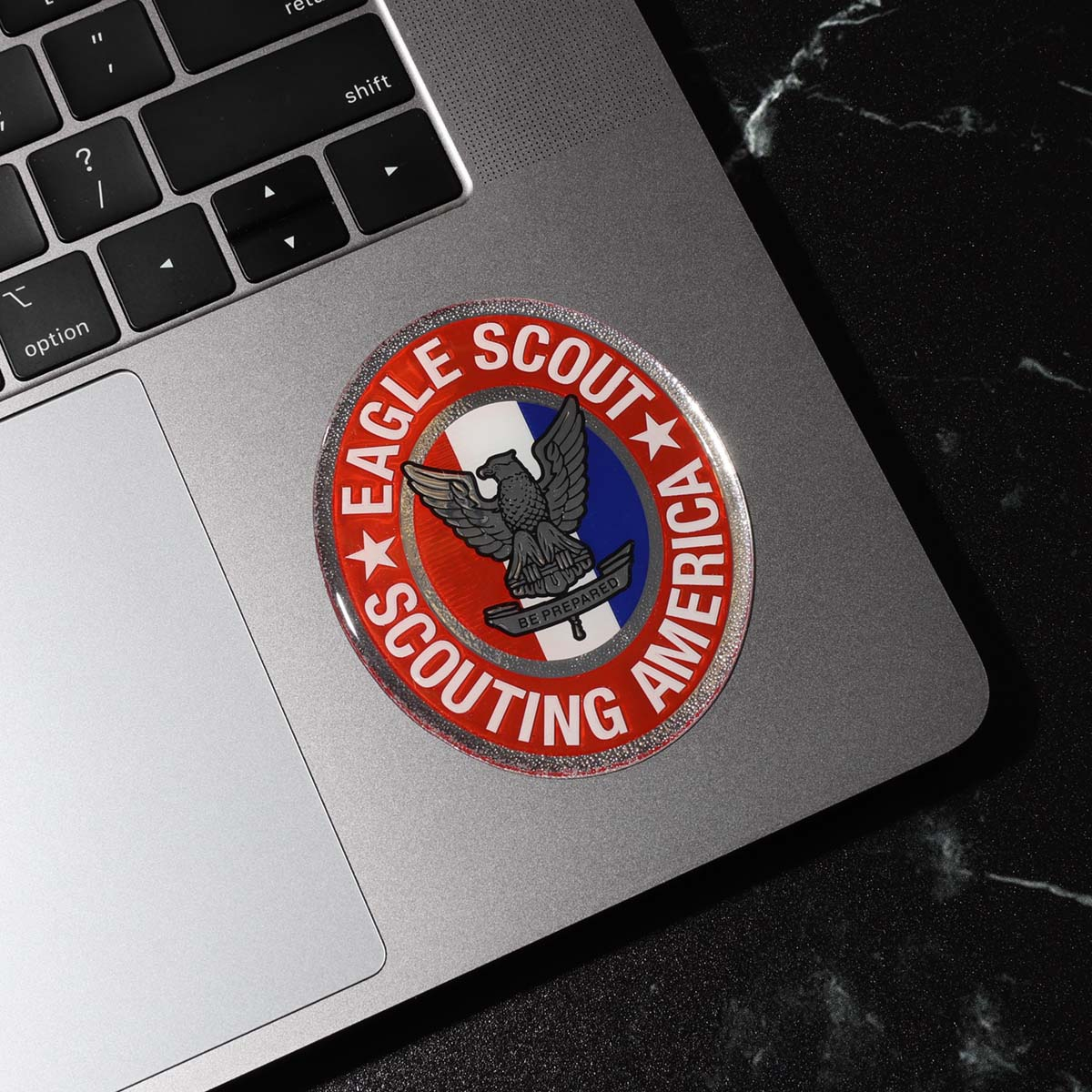 Eagle Scout Domed Oval Sticker