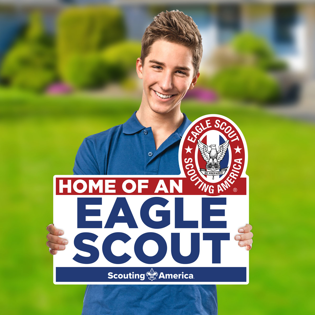 Eagle Scout Home of an Eagle Scout Yard Sign 1 Eagle Scout Home of an Eagle Scout Yard Sign