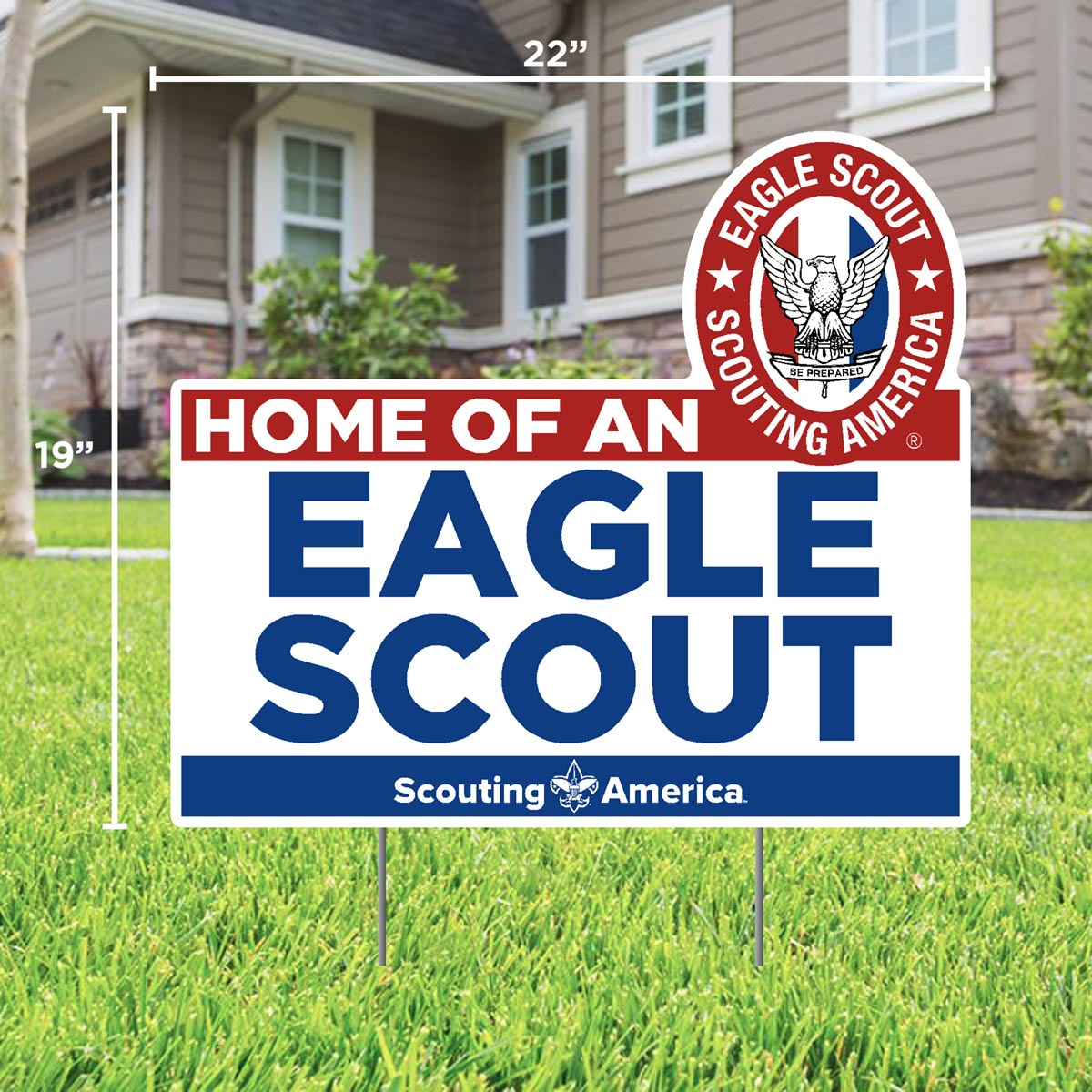 Eagle Scout Home of an Eagle Scout Yard Sign 2 Eagle Scout Home of an Eagle Scout Yard Sign